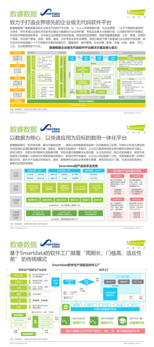 数睿数据 艾瑞咨询联合发布 2021年中国企业级无代码开发白皮书